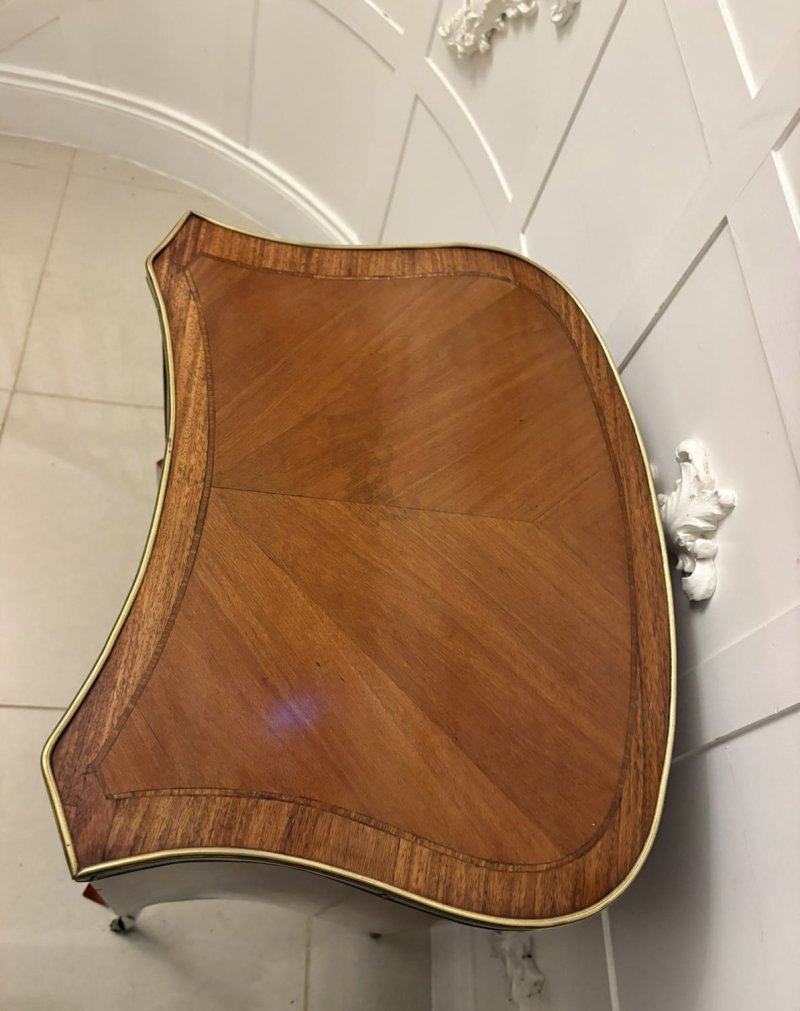 Antique Quality French Louis XV Style Marquetry Side Cabinet